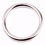 O-ring - connector. Lukket. Platineret. 31 mm.